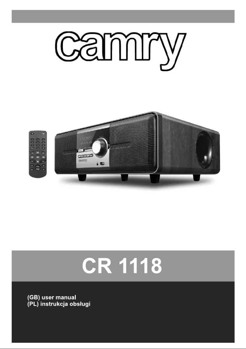 Page 1 de la notice Manuel utilisateur Adler CR 1118