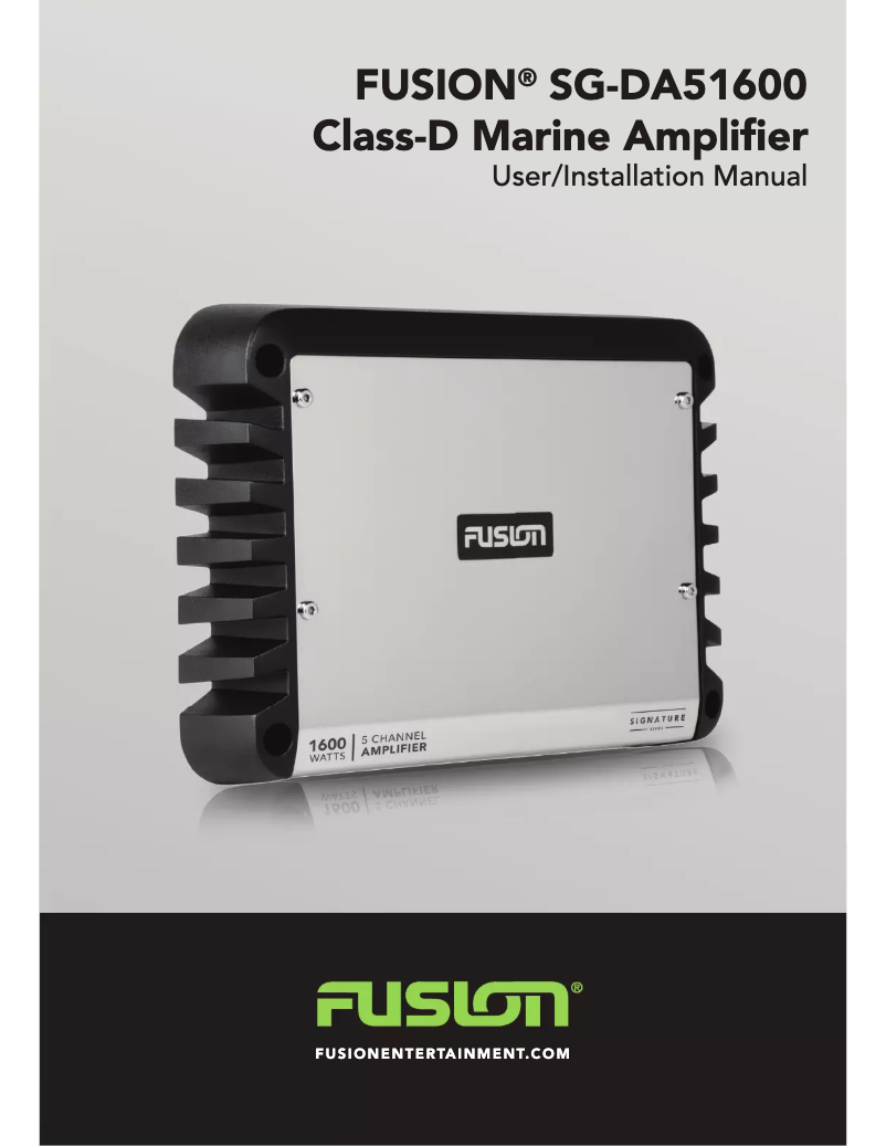 Image de la première page du manuel de l'appareil SG-DA51600