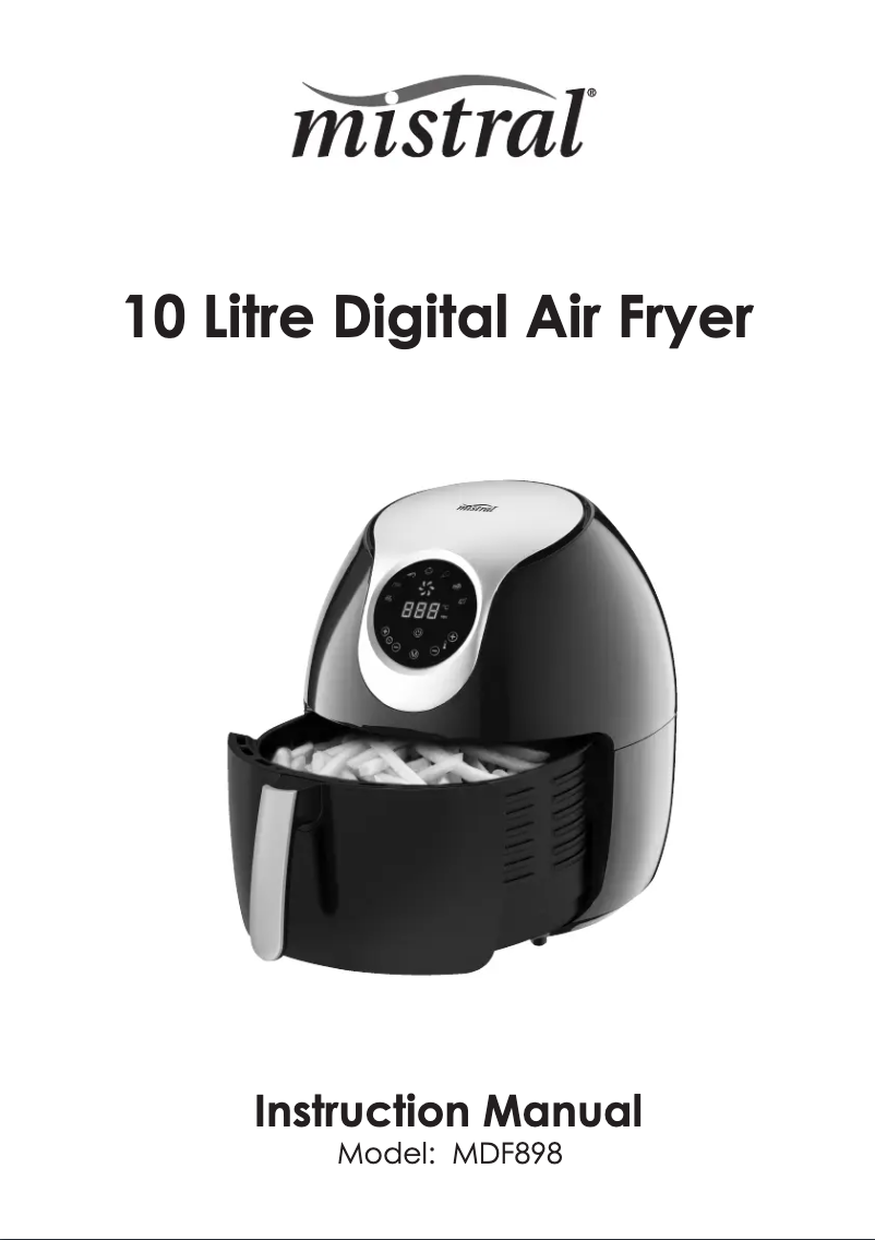 Page 1 de la notice Manuel utilisateur Mistral MDF898