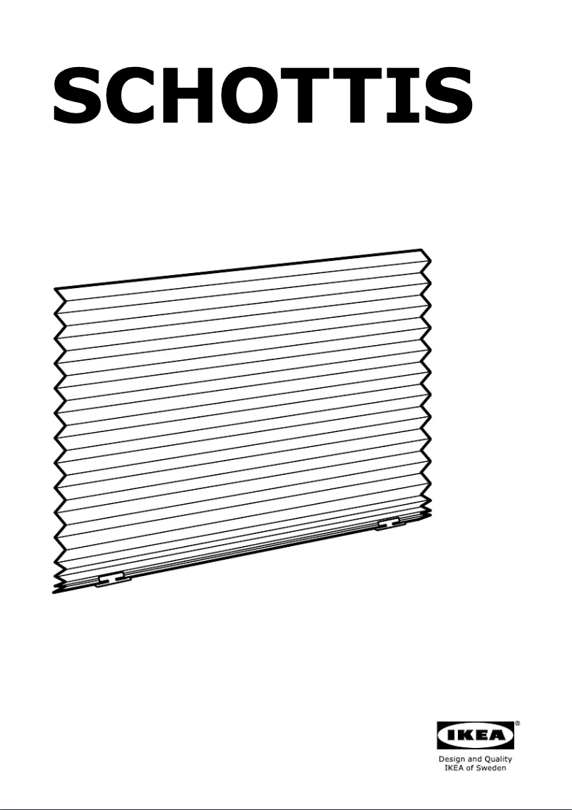 Page 1 de la notice Manuel utilisateur Ikea SCHOTTIS 202.422.82