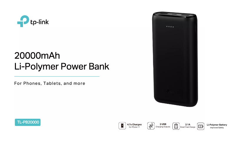 Page 1 de la notice Fiche technique TP-Link TL-PB20000