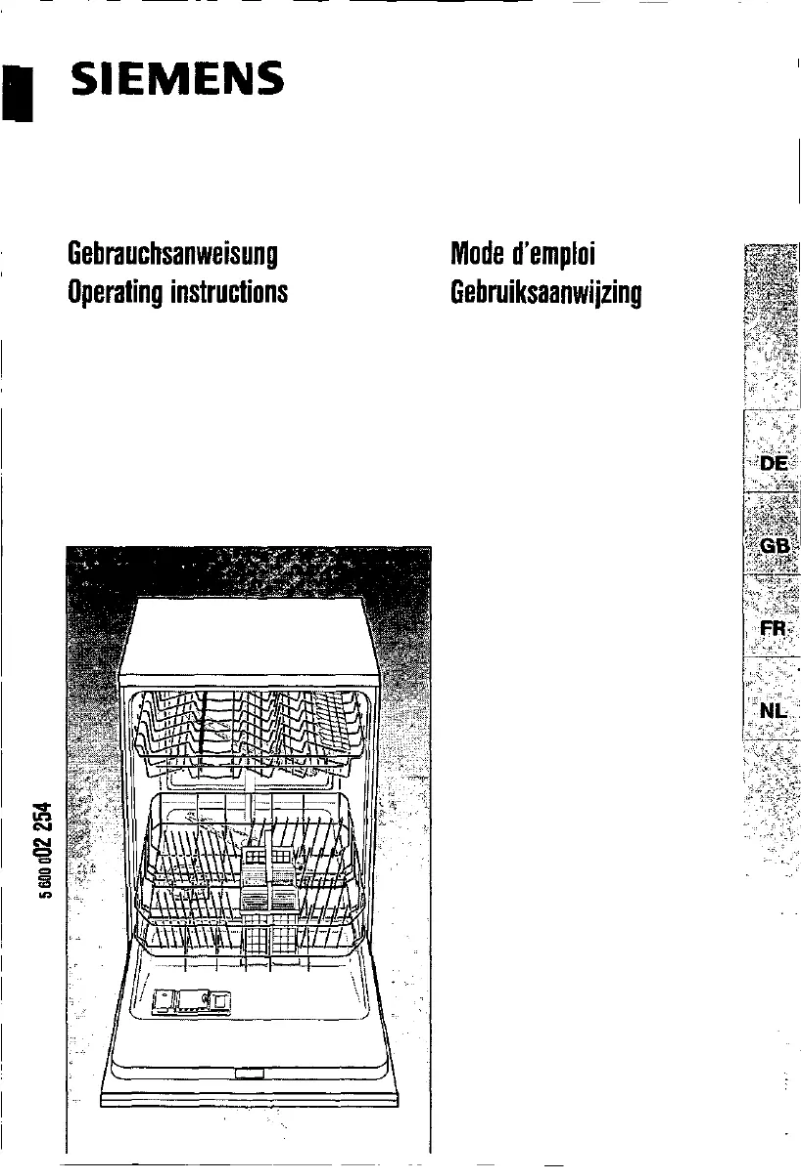 Page n°1 - Manuel utilisateur Siemens SE53500