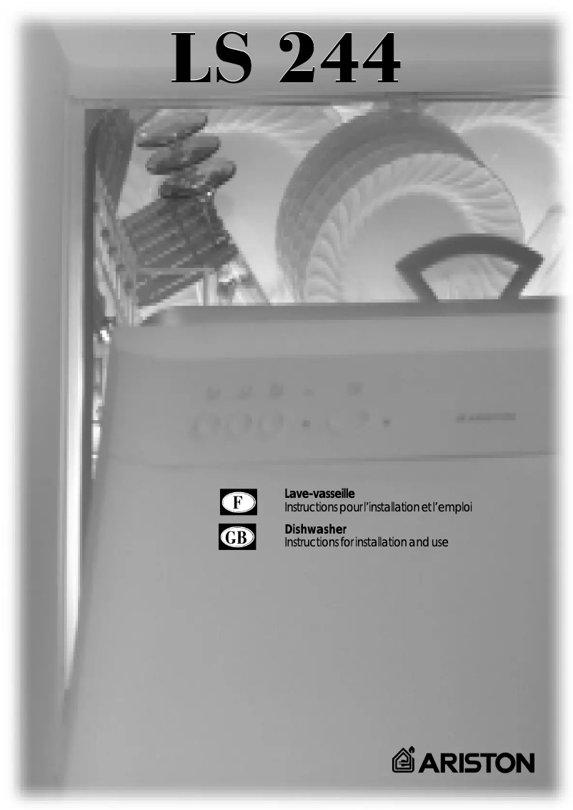 Page 1 de la notice Manuel utilisateur Hotpoint Ariston LS 244 FR