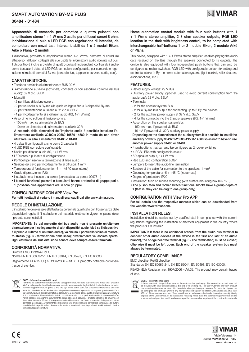 Image de la première page du manuel de l'appareil 01484