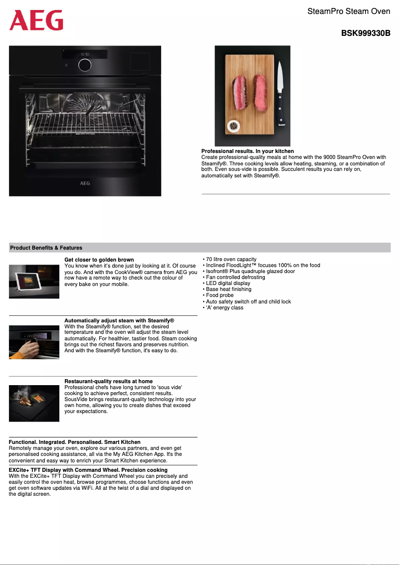 Imagen de la primera página del manual del dispositivo BSK999330B