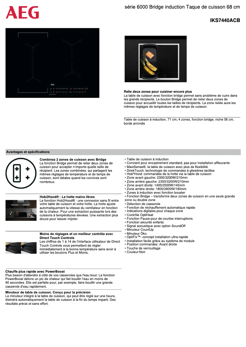 Image de la première page du manuel de l'appareil IKS7440ACB