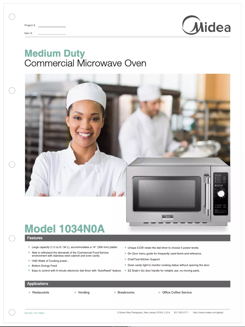 Image de la première page du manuel de l'appareil 1034N0A