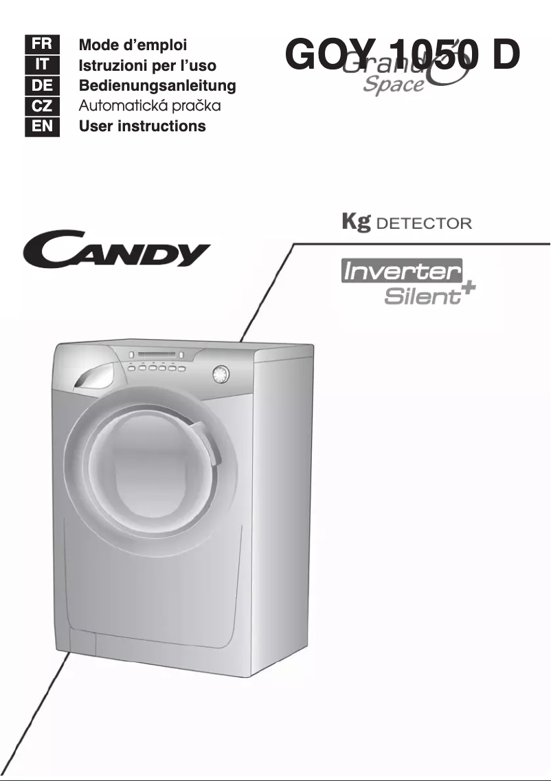 Page 1 de la notice Manuel utilisateur Candy GS 1483DH3/1-S