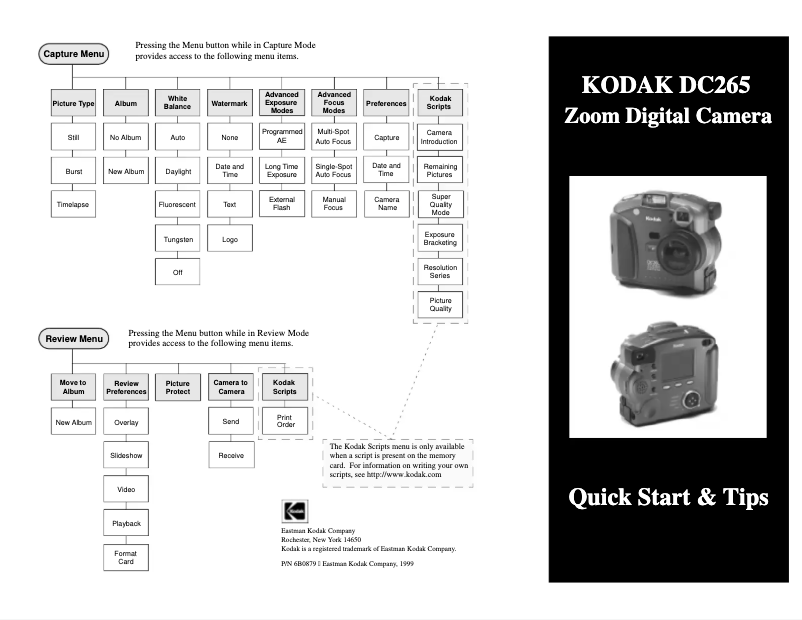 Image de la première page du manuel de l'appareil DC265