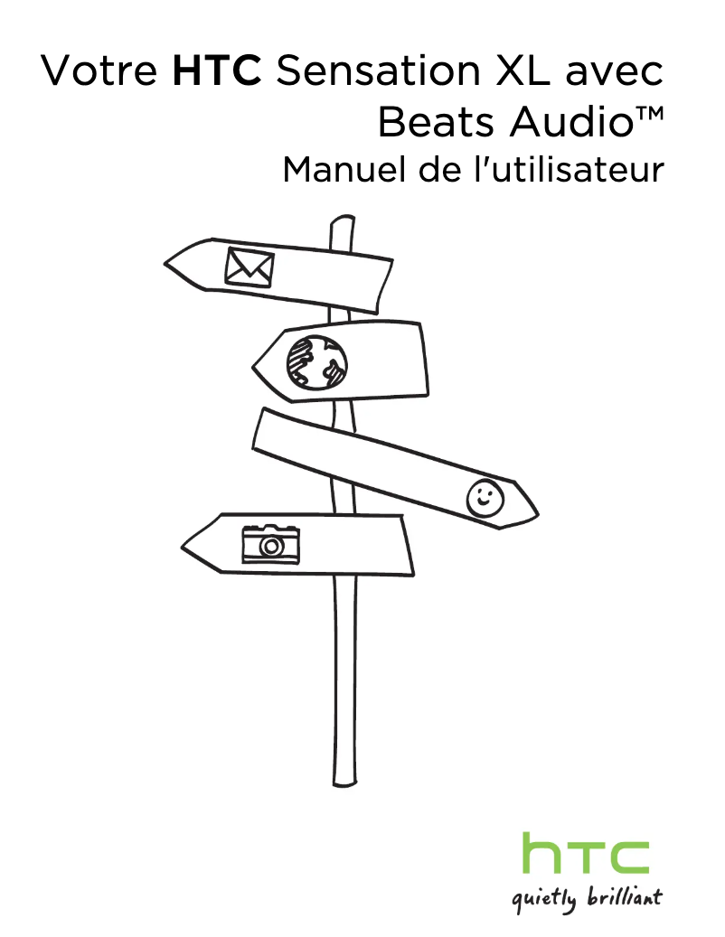 Page 1 de la notice Manuel utilisateur HTC Sensation XL