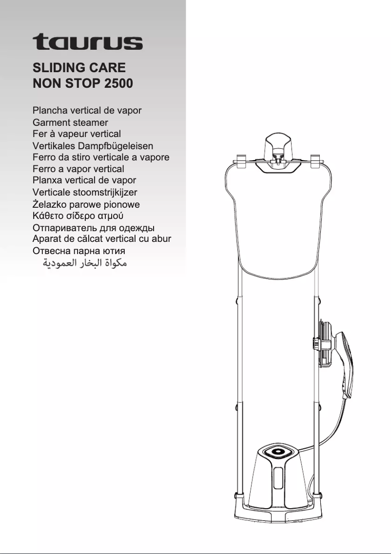 Page n°1 - Manuel utilisateur Taurus Sliding Care Non Stop 2500