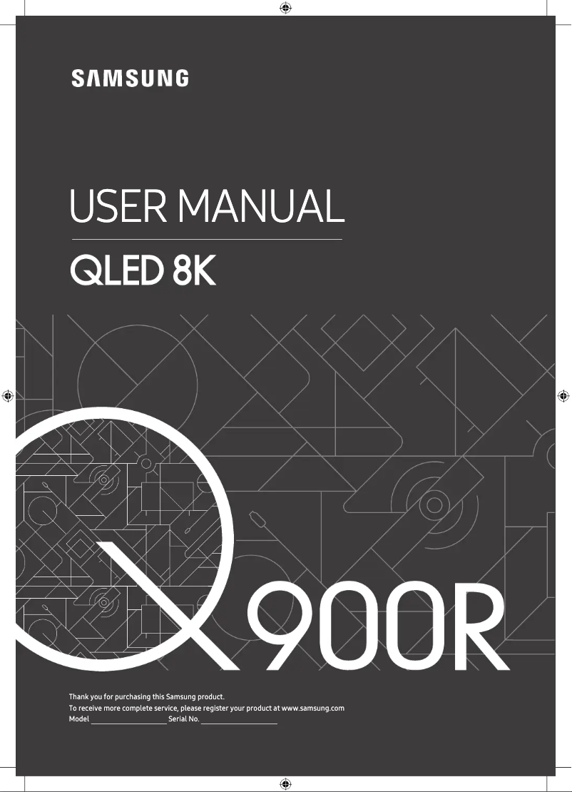 Imagen de la primera página del manual del dispositivo QA82Q900RBK