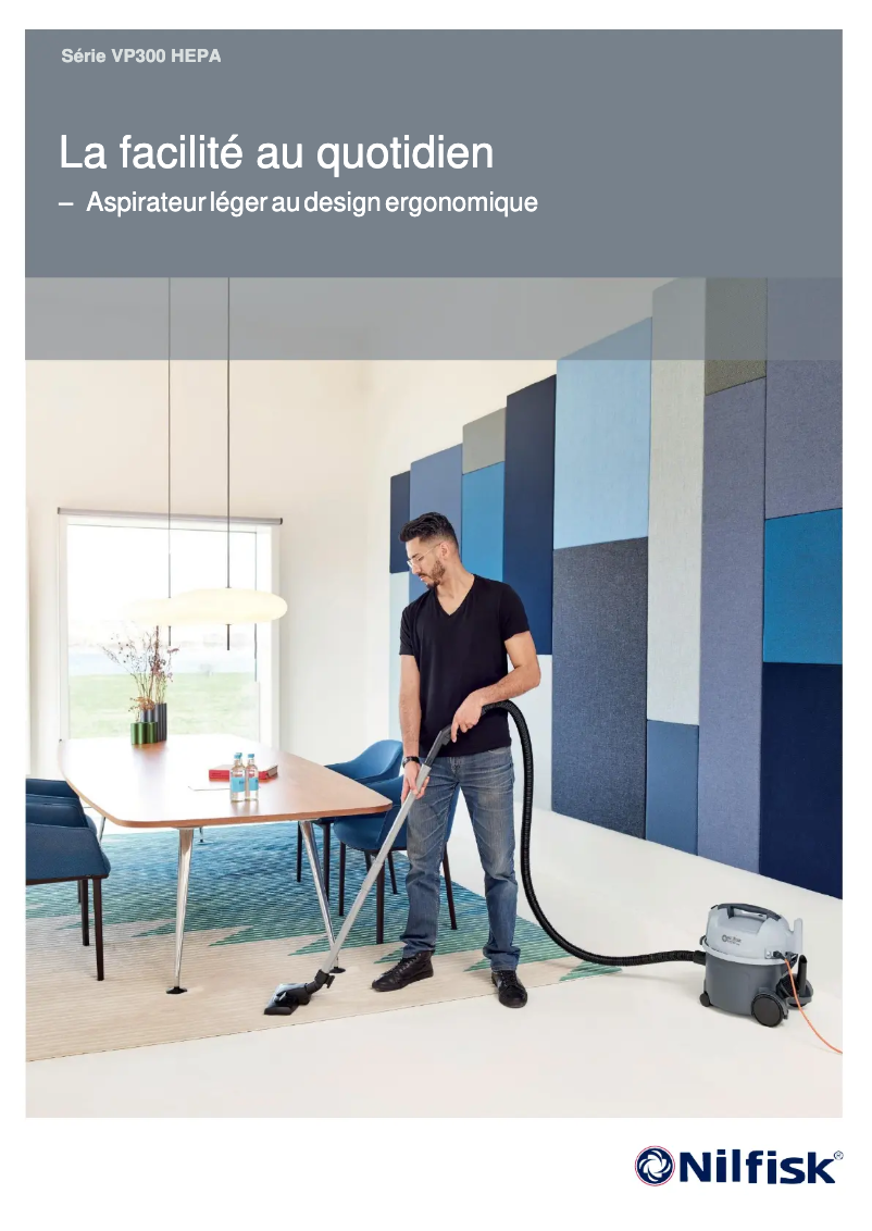 Page n°1 - Brochure Nilfisk VP300 HEPA
