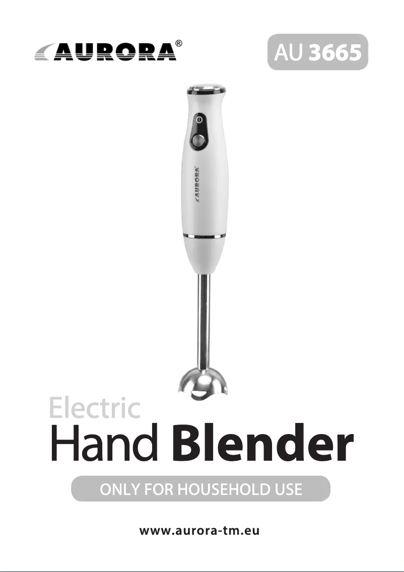 Page n°1 - Manuel utilisateur Aurora AU3665