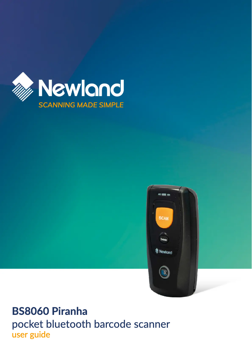 Página 1 del manual Manual de usuario Newland BS80 Piranha