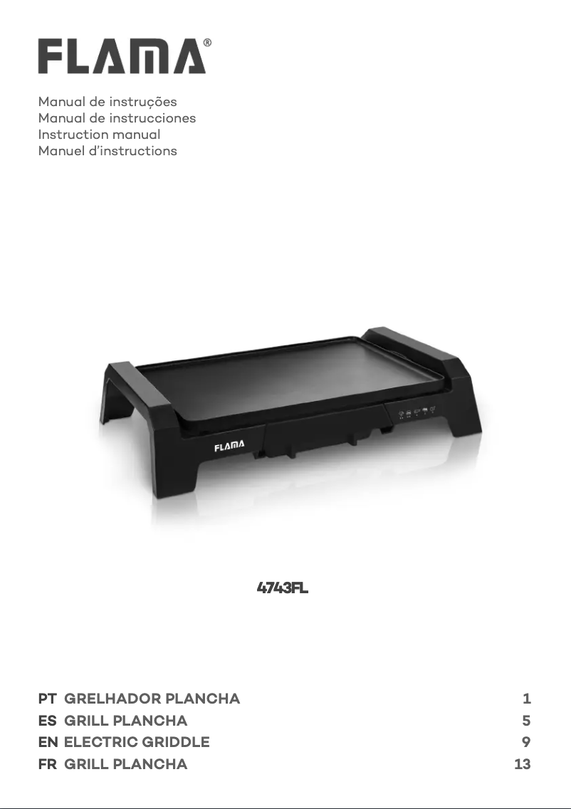 Página 1 del manual Manual de usuario Flama 4743FL