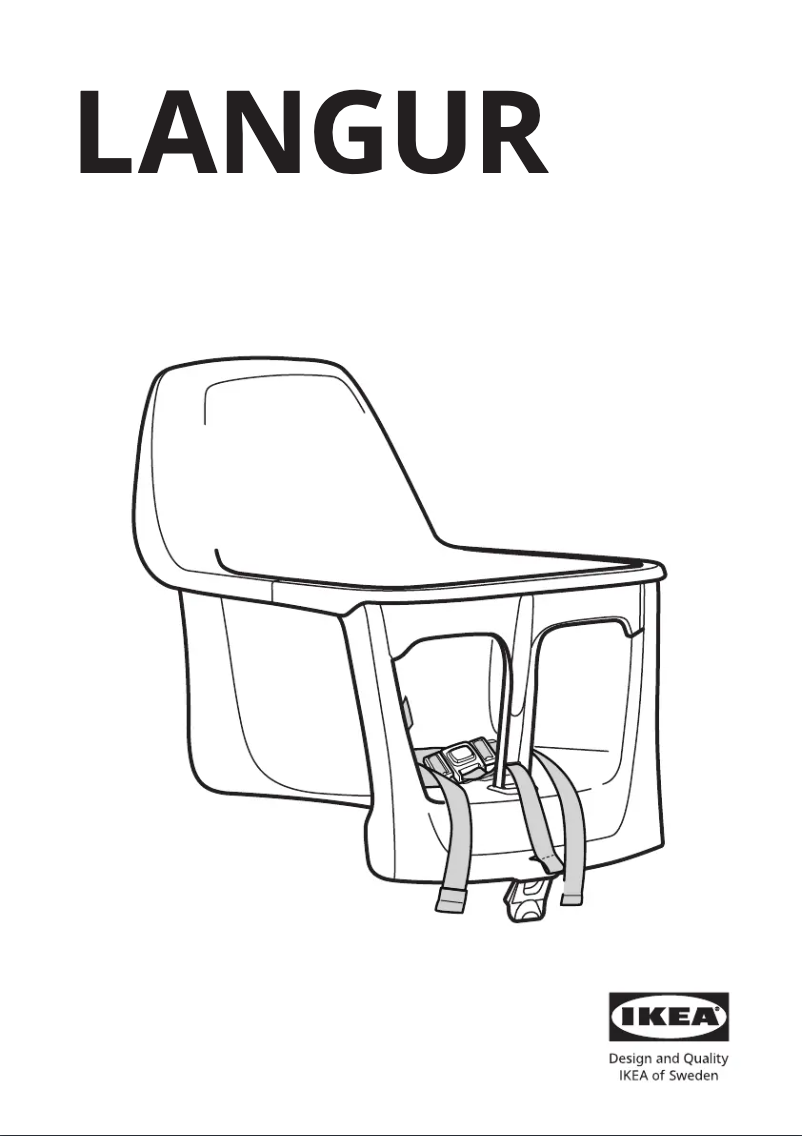 Page 1 de la notice Manuel utilisateur Ikea LANGUR 103.308.11