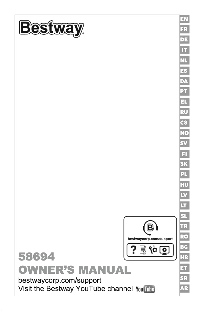Image de la première page du manuel de l'appareil 58694