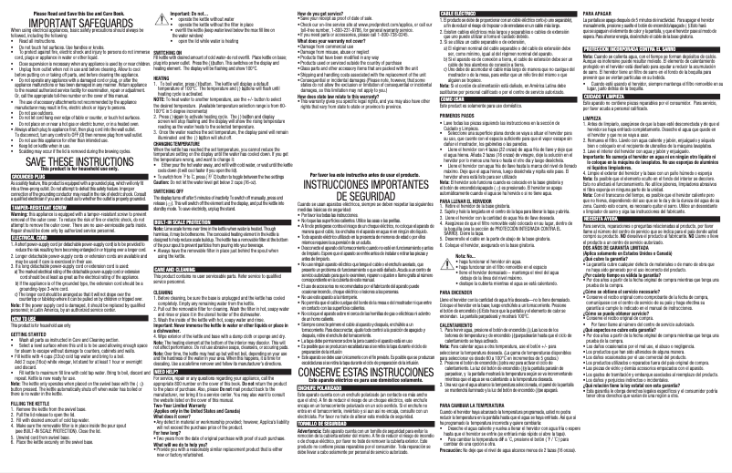 Page 1 de la notice Manuel utilisateur Black & Decker KE5030SD