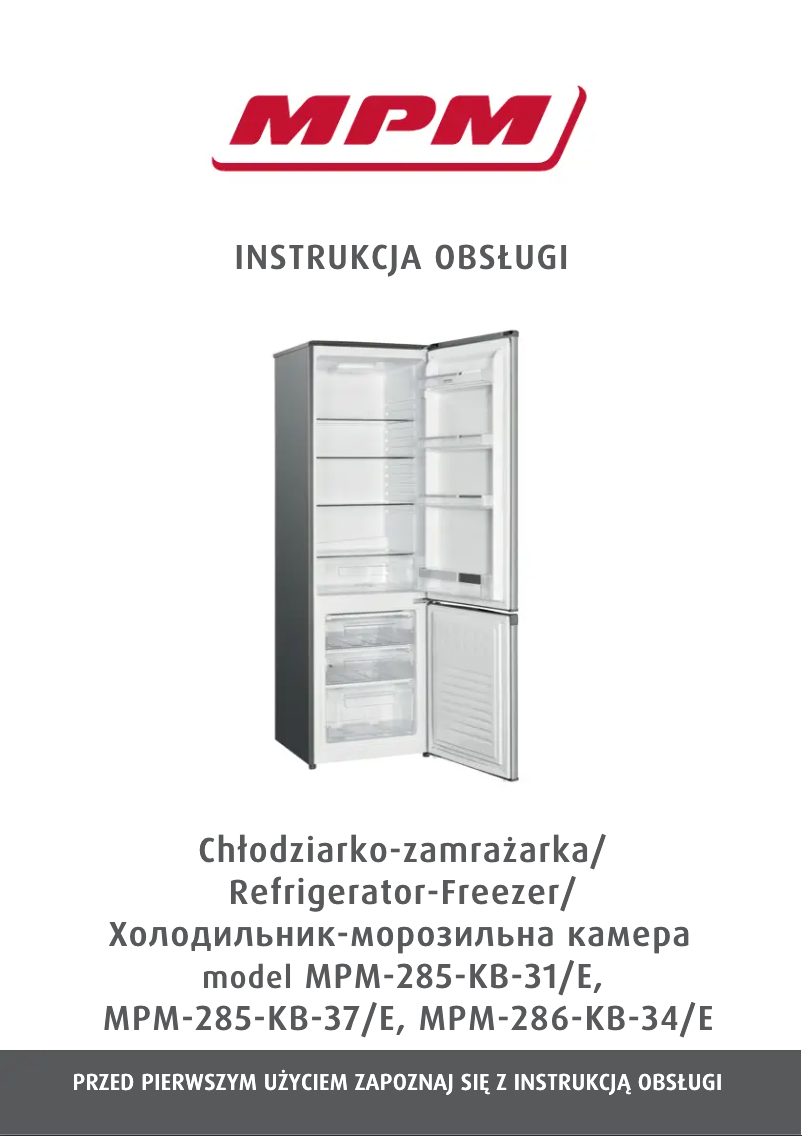 Page 1 de la notice Manuel utilisateur MPM MPM-285-KB-37