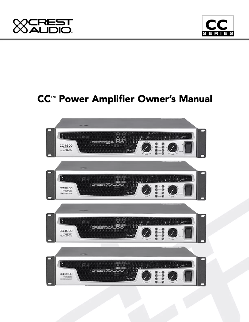 Image de la première page du manuel de l'appareil CC 2800