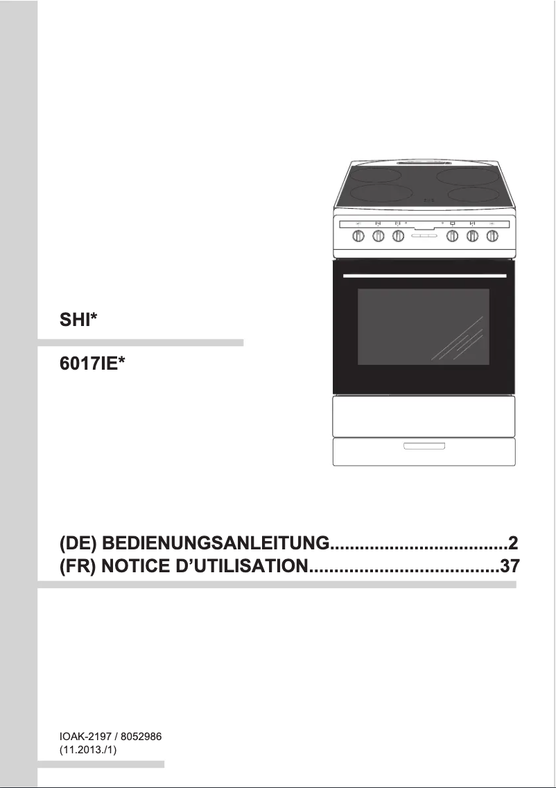 Image de la première page du manuel de l'appareil SHI 11672 W