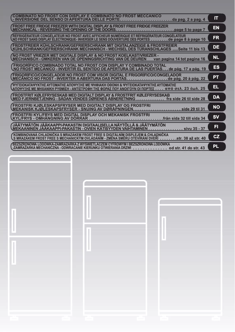 Page n°1 - Manuel utilisateur Candy CDNI 4070E