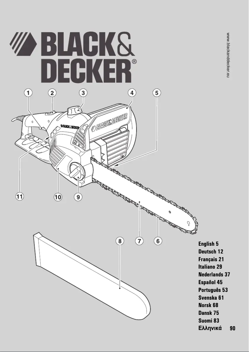 Page 1 de la notice Manuel utilisateur Black & Decker GK1740