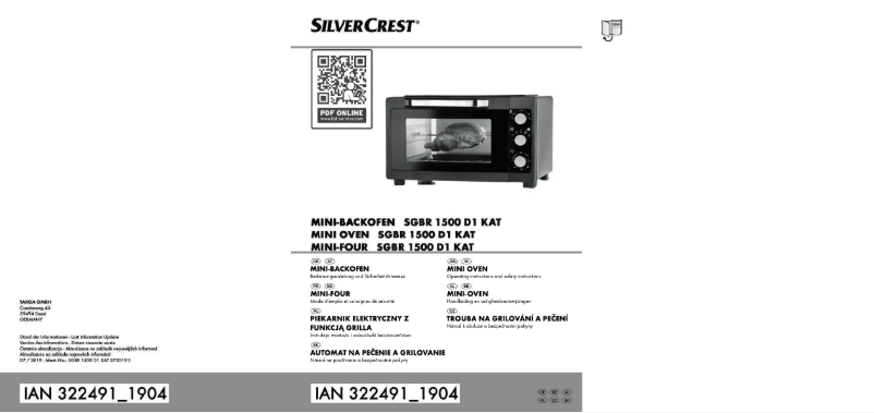 Página 1 del manual Manual de usuario SilverCrest SGB 1200 A4