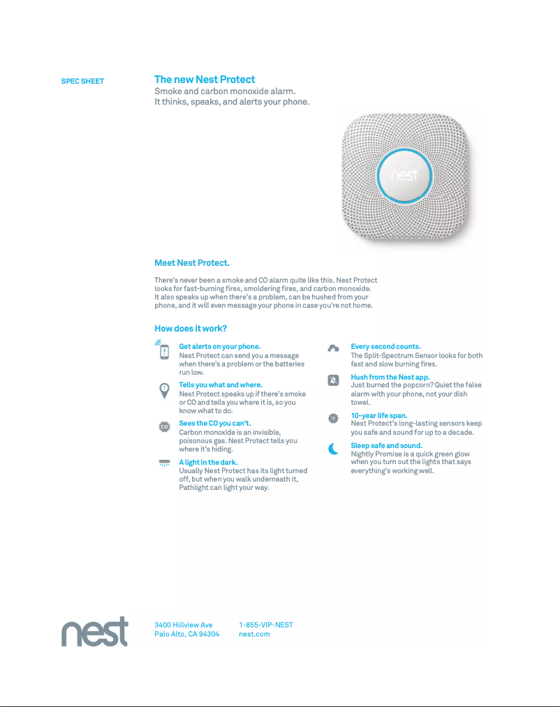 Image de la première page du manuel de l'appareil Protect