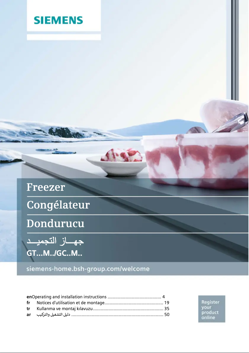 Image de la première page du manuel de l'appareil GC27MAW40