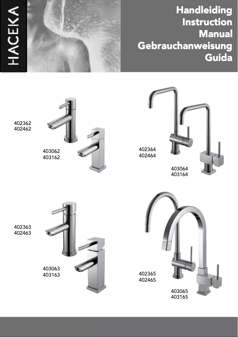 Page 1 de la notice Manuel utilisateur Haceka Kosmos 1143296