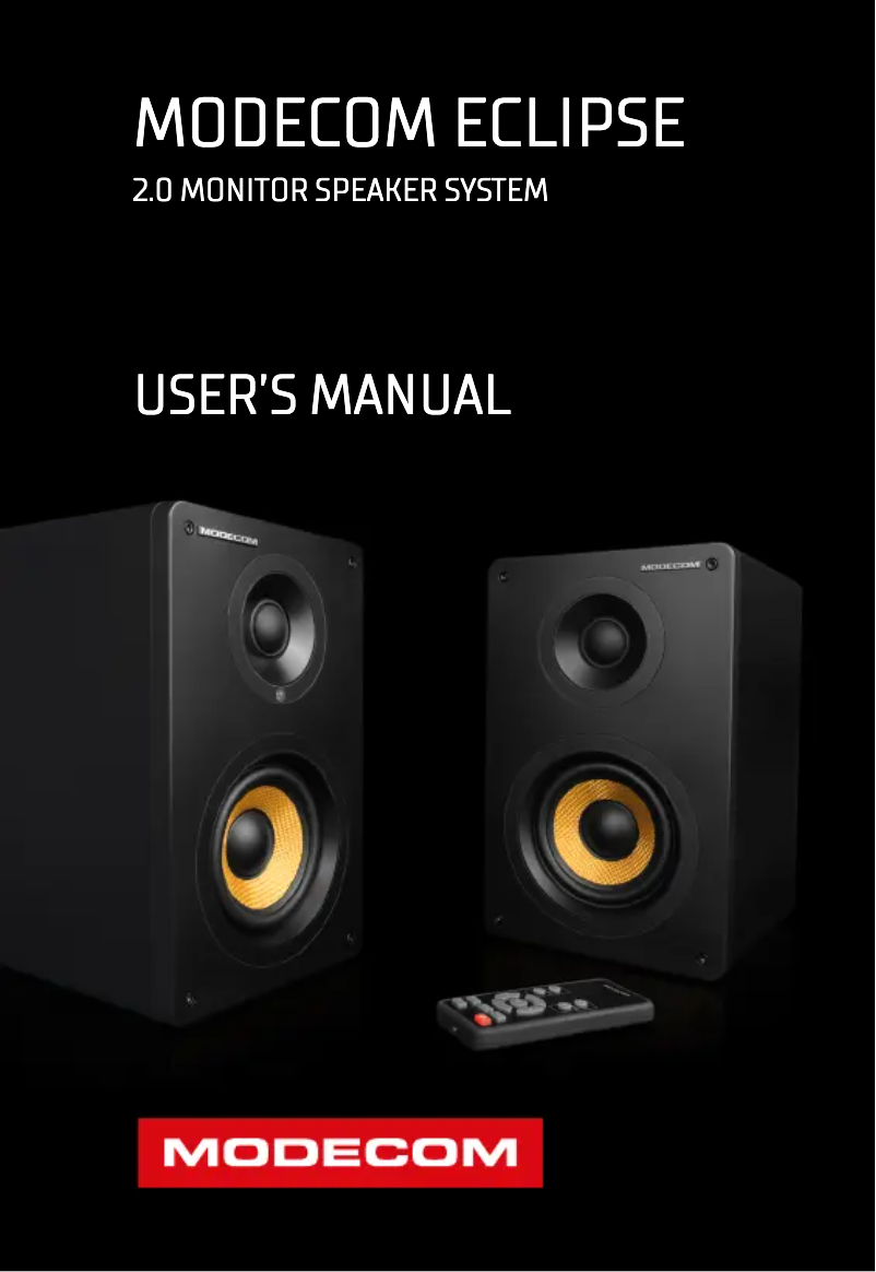 Page 1 de la notice Manuel utilisateur ModeCom Eclipse 60