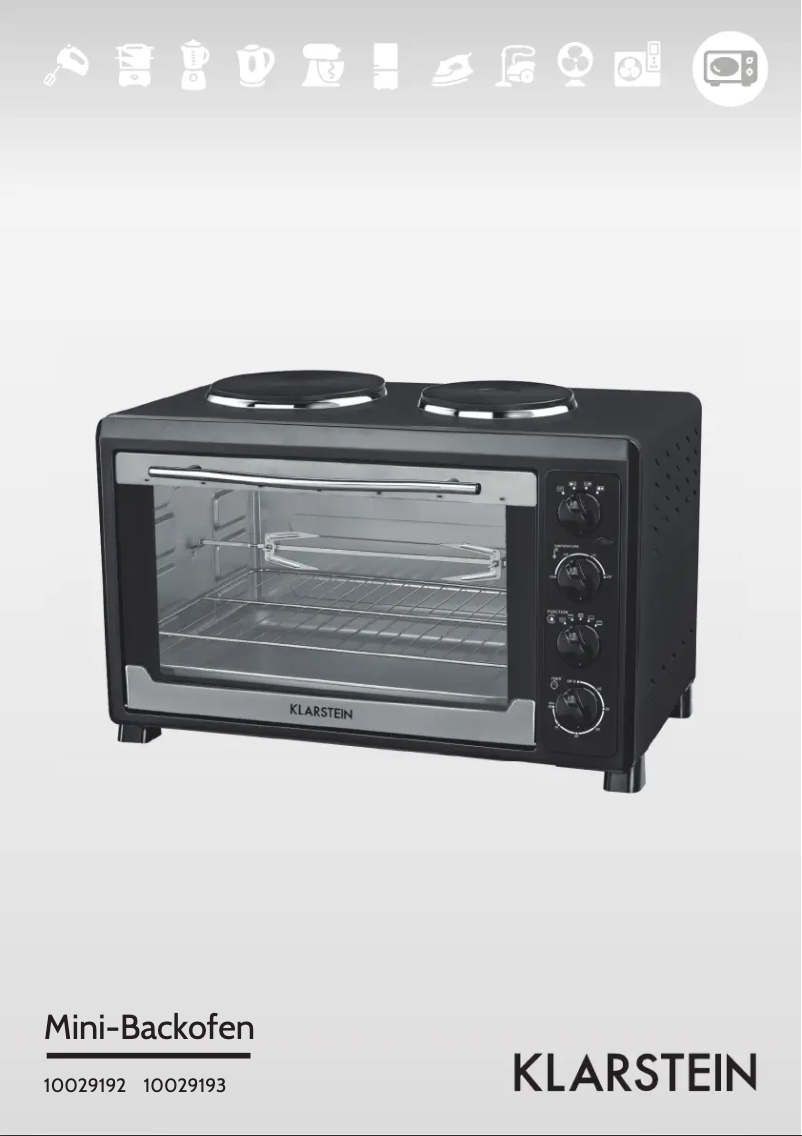 Page 1 de la notice Manuel utilisateur Klarstein Mini 10029192