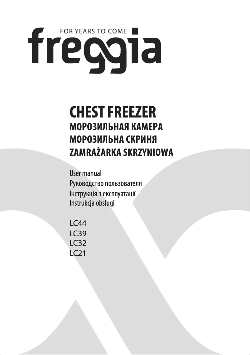 Page n°1 - Manuel utilisateur Freggia LC44