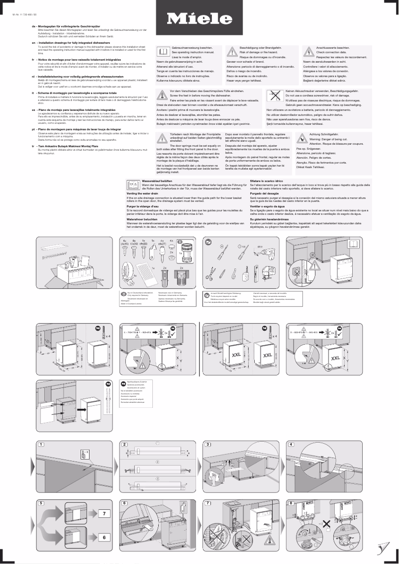 Page 1 de la notice Manuel utilisateur Miele G 5162 Vi Selection