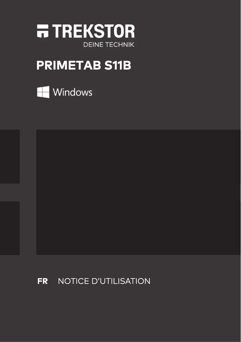 Image de la première page du manuel de l'appareil PrimeTab S11B