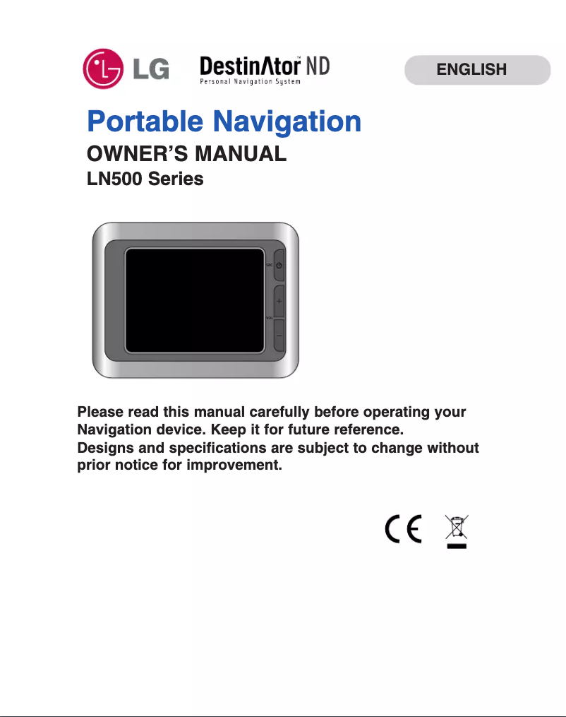 Image de la première page du manuel de l'appareil LAN-B360E21