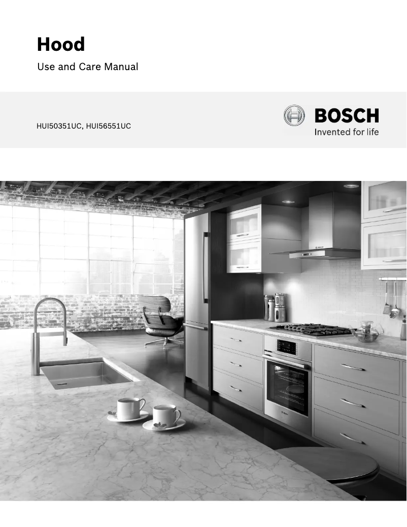 Página 1 del manual Manual de usuario Bosch HUI50351UC