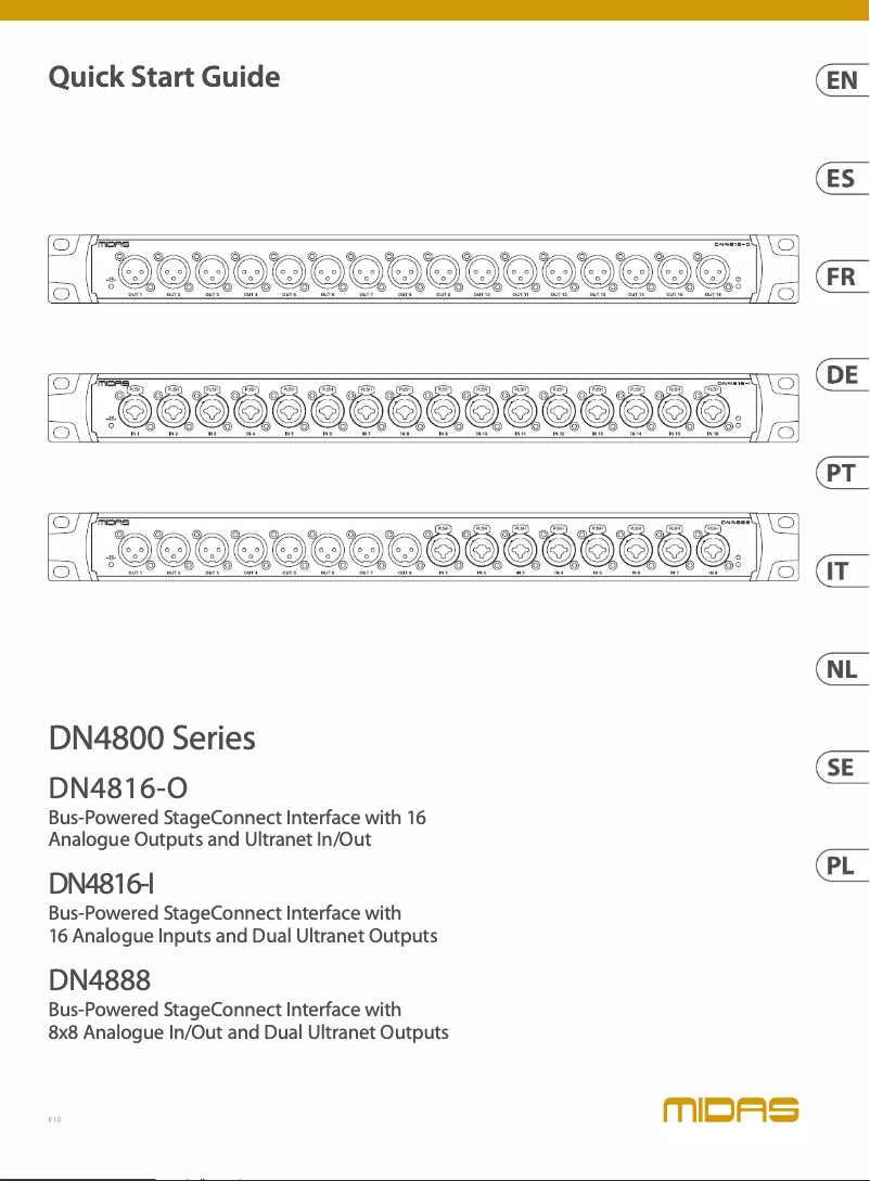 Image de la première page du manuel de l'appareil DN4816-O