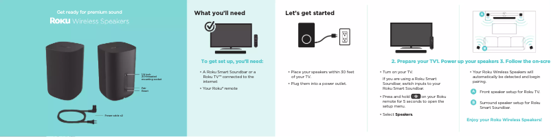 Page 1 de la notice Manuel utilisateur Roku 9020R2