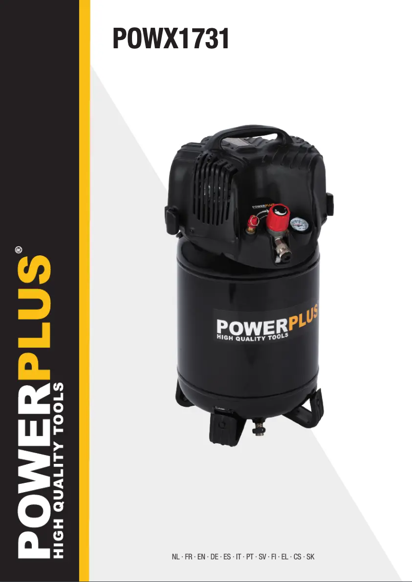 Page 1 de la notice Manuel utilisateur PowerPlus POWX1731