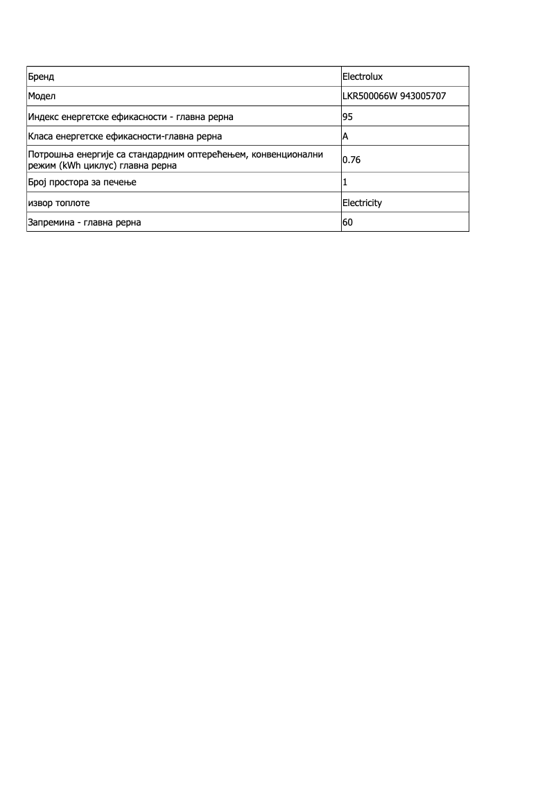 Image de la première page du manuel de l'appareil LKR500066W