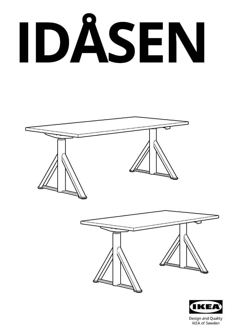 Image de la première page du manuel de l'appareil IDÅSEN 205.118.49