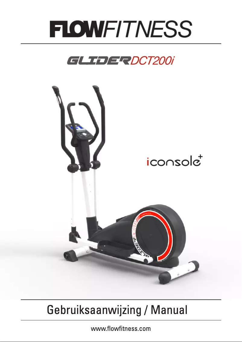 Page 1 de la notice Manuel utilisateur Flow Fitness Glider DCT200i