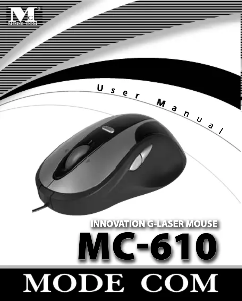 Page n°1 - Manuel utilisateur ModeCom MC-610