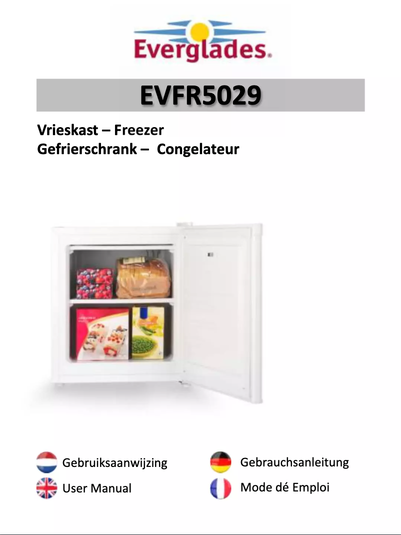 Page n°1 - Manuel utilisateur Everglades EVFR5029