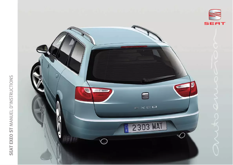Page 1 de la notice Manuel utilisateur Seat Exeo ST (2009)