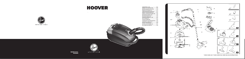 Page 1 de la notice Manuel utilisateur Hoover Athos AT70