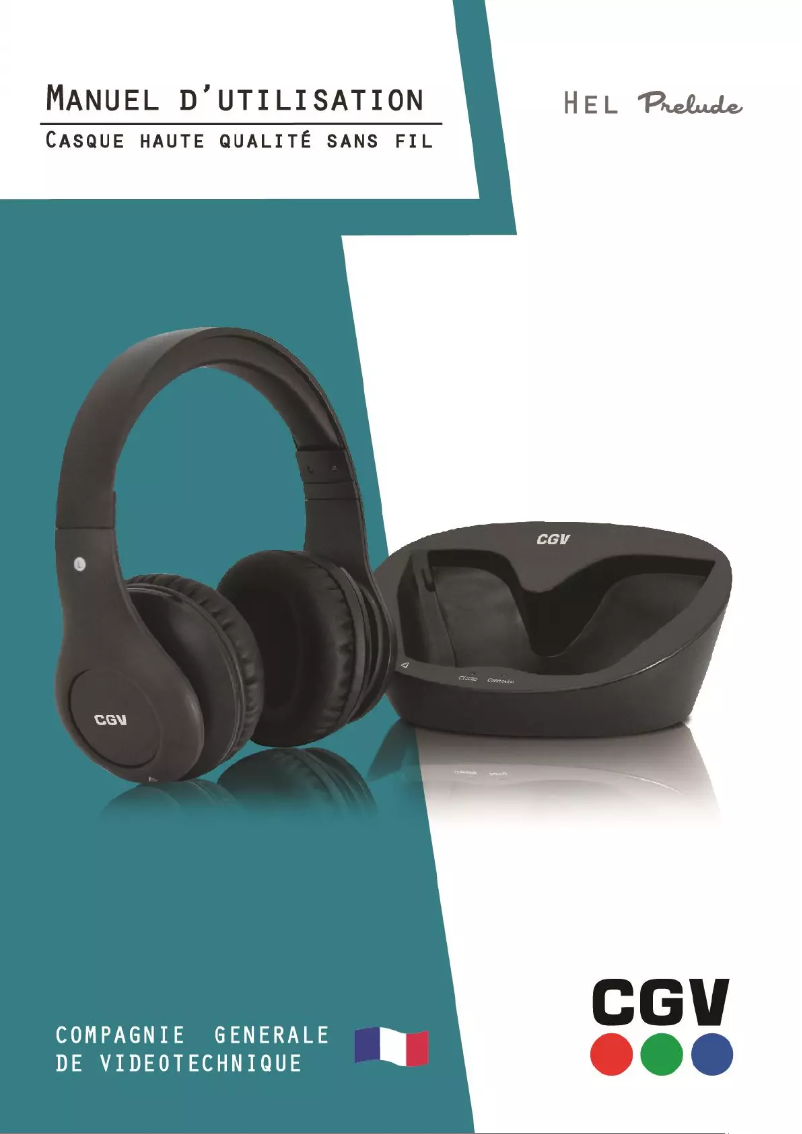 Page 1 de la notice Manuel utilisateur CGV HEL Prelude